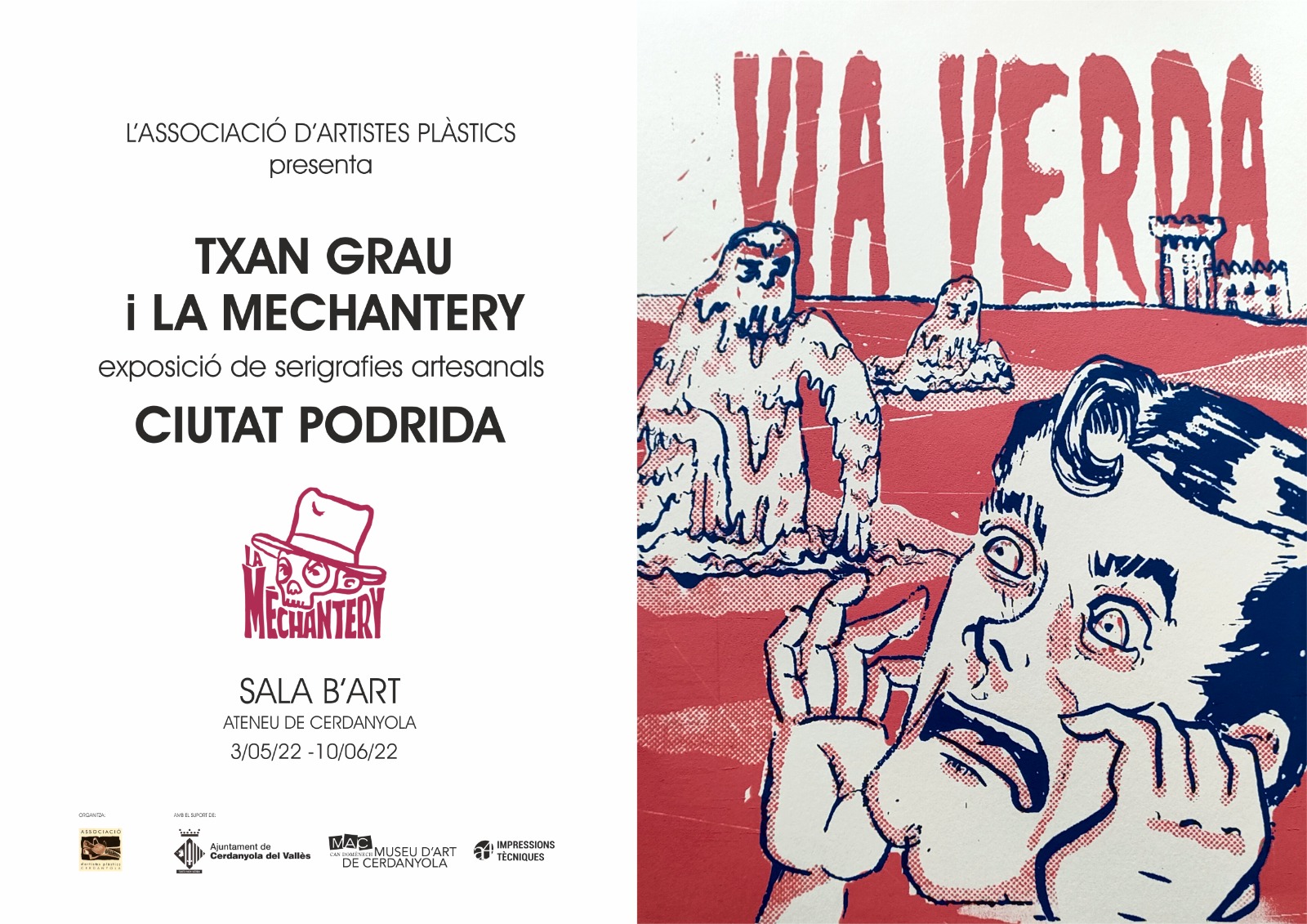 Exposició individual de Txan Grau i la Mechantery @ Ateneu de Cerdanyola del Vallès · Sala B'Art
