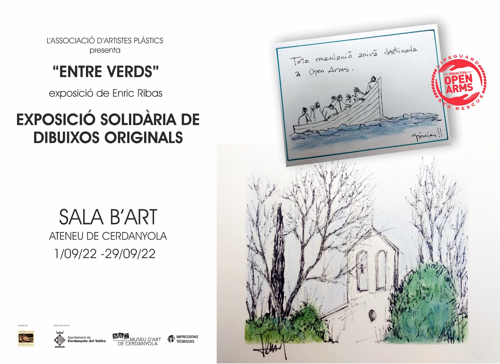 Exposició individual de Enric Ribas @ Ateneu de Cerdanyola del Vallès · Sala B'Art