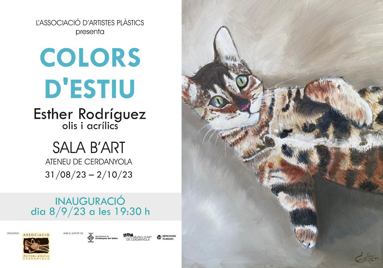 Exposició individual d'Esther Rodríguez @ Ateneu de Cerdanyola del Vallès · Sala B'Art