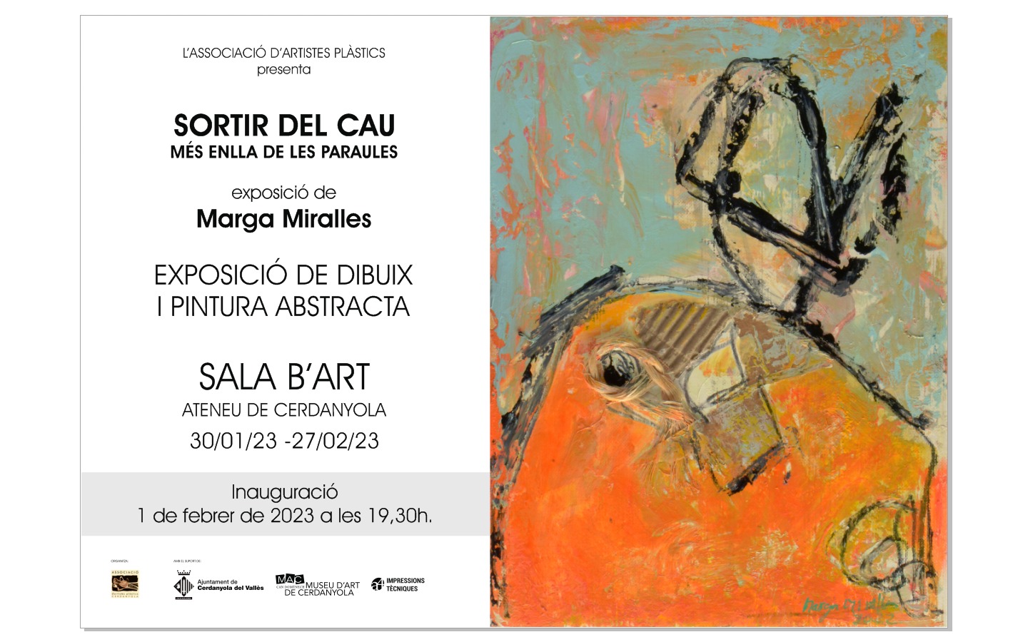 Exposició individual de Marga Miralles @ Ateneu de Cerdanyola del Vallès · Sala B'Art