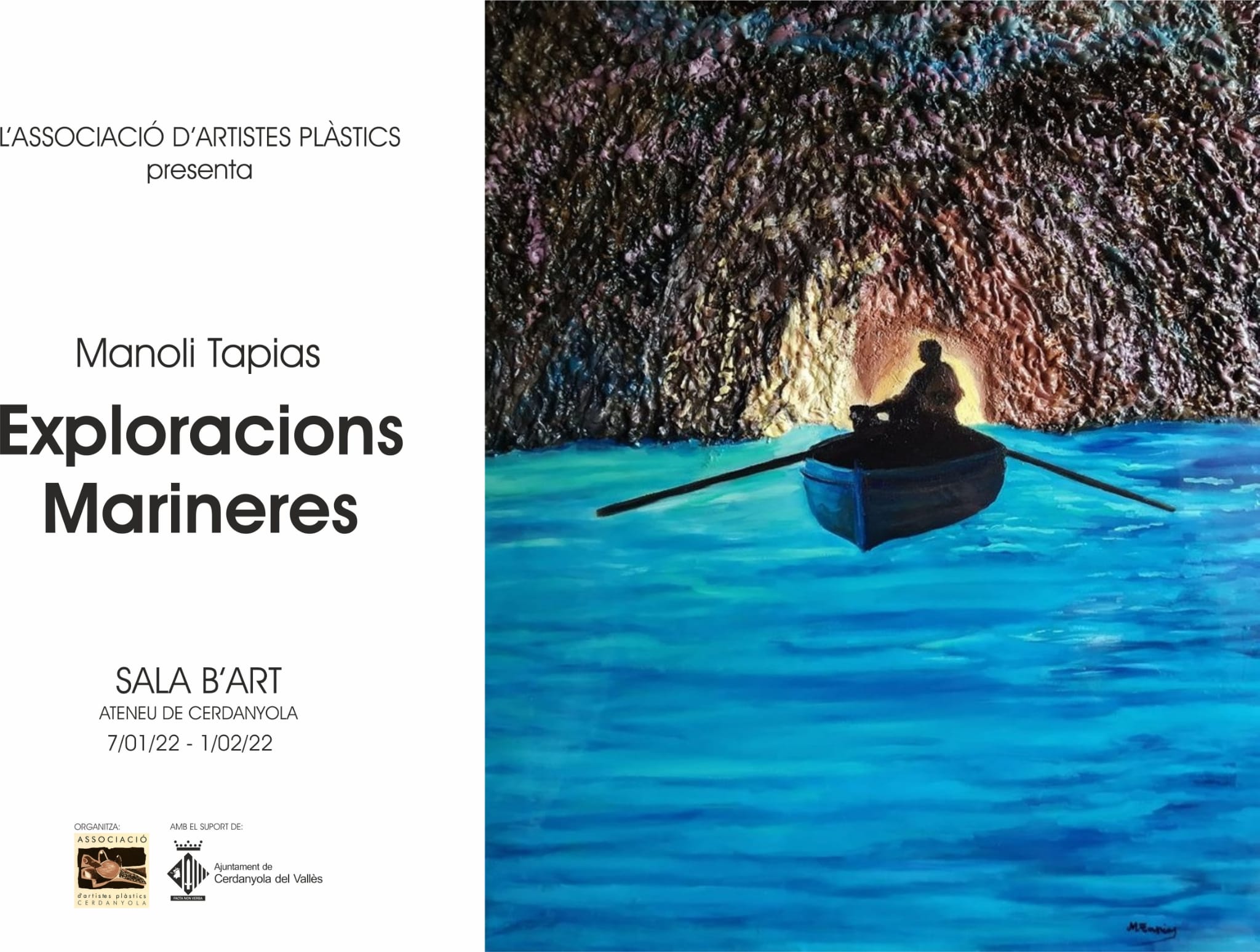 Exposició individual de Manoli Tapias @ Ateneu de Cerdanyola del Vallès · Sala B'Art