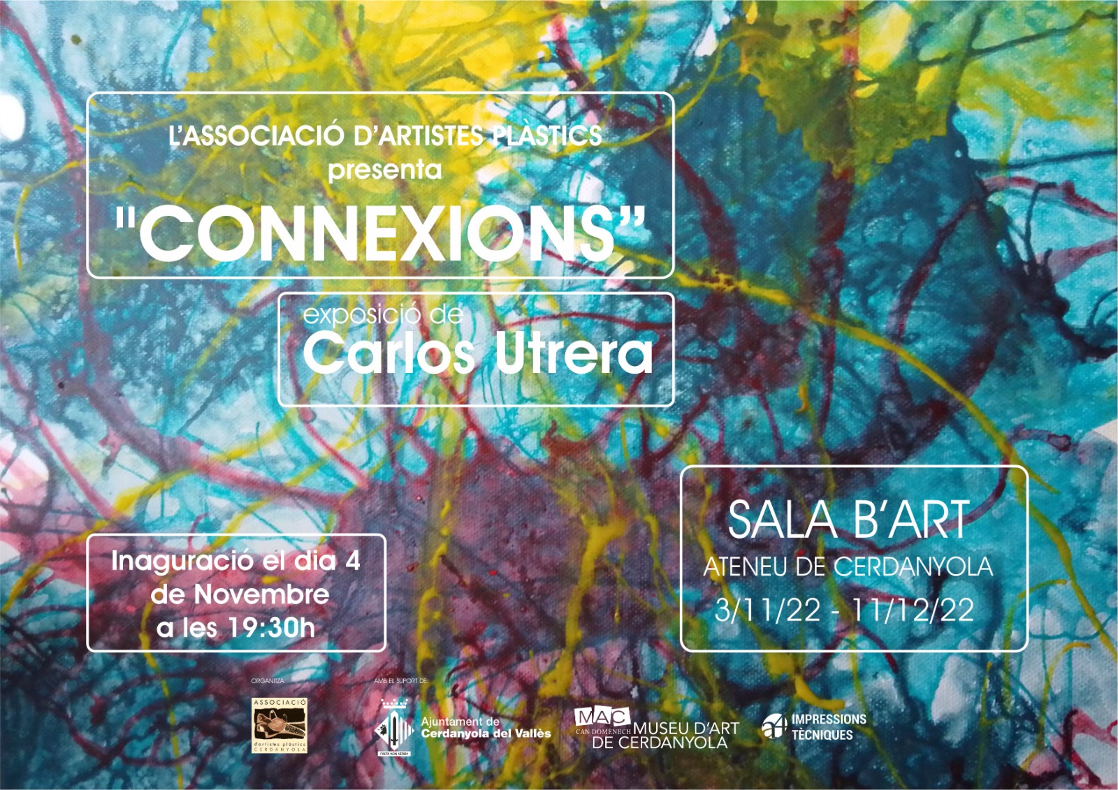 Exposició individual de Carlos Utrera @ B'Art Ateneu de Cerdanyola del Vallès